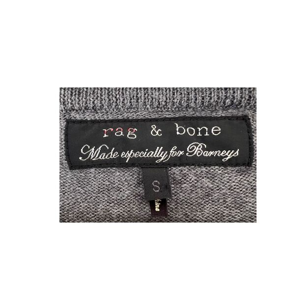 Rag & Bone Sweater Woman's size S  Holland Stripe  pullover pattern Gray - Picture 6 of 10